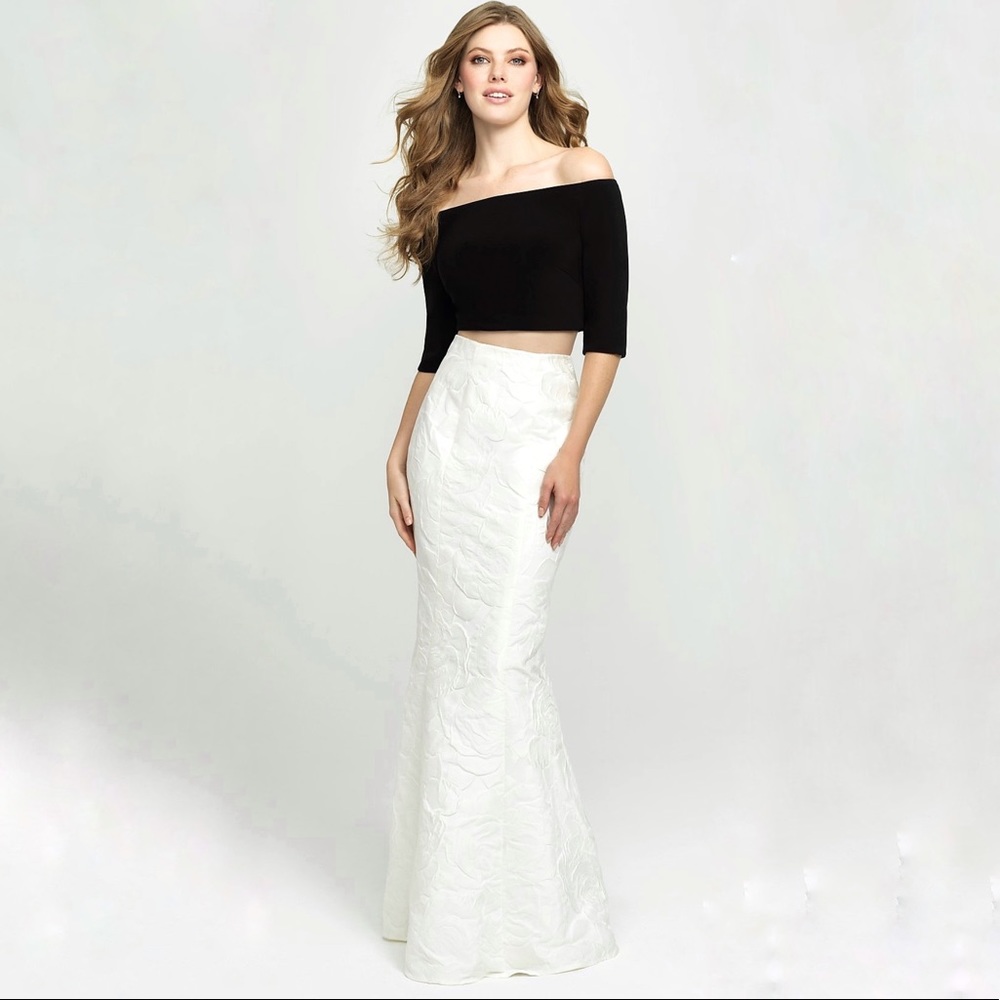 PromGirl Madison James Two-Piece Mermaid Size 2 (fits like Size 4)